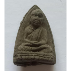 Luang Pu Thuat BE 2539 Lotus Petal Pim (Bordered), 2497 Sacred Herbal Material, Hand-Pressed – Blessed for Protection, Safety and Auspicious Fortune No. 62